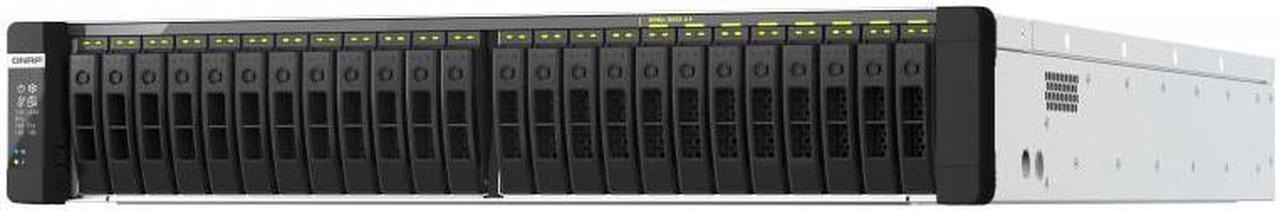 Alt view image 4 of 5 - QNAP TDS-H2489FU-4314-256G-US 24-Bay 2U all-flash NAS,NVMe Gen 4 x4,Dual Intel Xeon Silver 4314Y ,256GB RDIMM ECCC DDR4