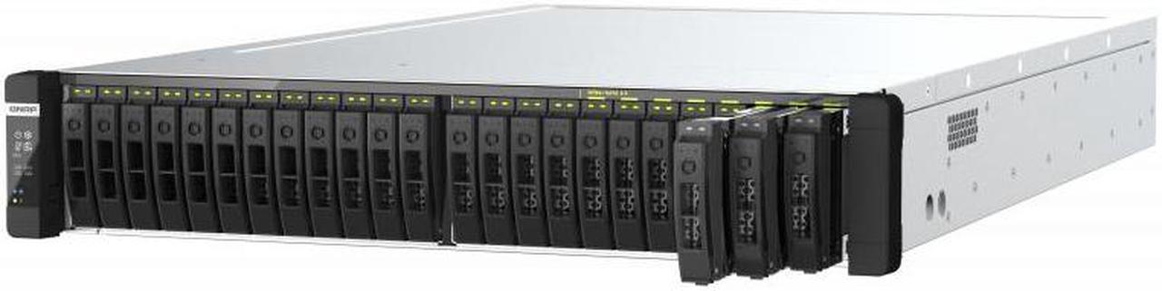 Alt view image 5 of 5 - QNAP TDS-H2489FU-4314-256G-US 24-Bay 2U all-flash NAS,NVMe Gen 4 x4,Dual Intel Xeon Silver 4314Y ,256GB RDIMM ECCC DDR4