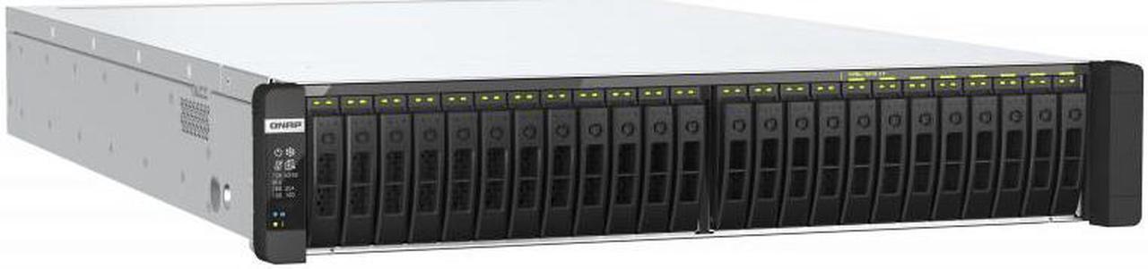 Alt view image 3 of 5 - QNAP TDS-H2489FU-4314-256G-US 24-Bay 2U all-flash NAS,NVMe Gen 4 x4,Dual Intel Xeon Silver 4314Y ,256GB RDIMM ECCC DDR4