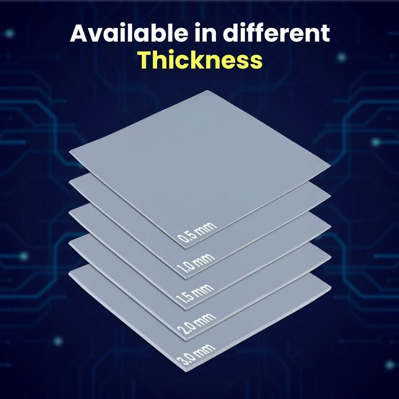 Alt view image 3 of 6 - Gelid Solutions TP-GP01-S-F GP-Extreme 12W-Thermal Pad 120x120x2.5 Excellent Heat Conduction, Ideal Gap Filler