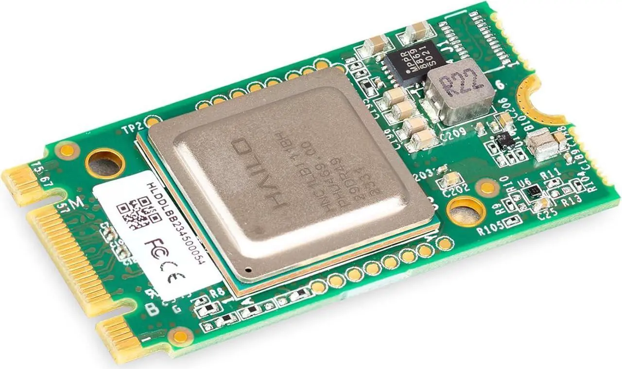 Alt view image 2 of 3 - Raspberry Pi SC1438 Raspberry Pi AI Kit, Hailo 8L AI Accelerator for Raspberry Pi 5 Board