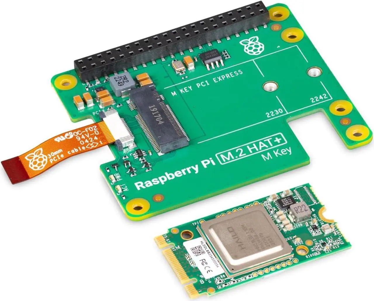 Main image of Raspberry Pi SC1438 Raspberry Pi AI Kit, Hailo 8L AI Accelerator for Raspberry Pi 5 Board