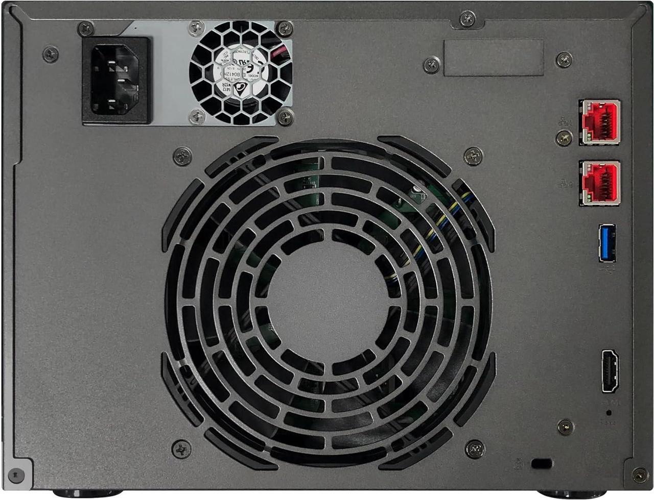 Alt view image 6 of 6 - Asustor AS6806T Lockerstor 4 Gen3 6 Bay NAS, Quad-Core 2.3GHz , 2x 10GbE Ports, 16G ECC DDR5,4x M.2 SSD Slots (Diskless)