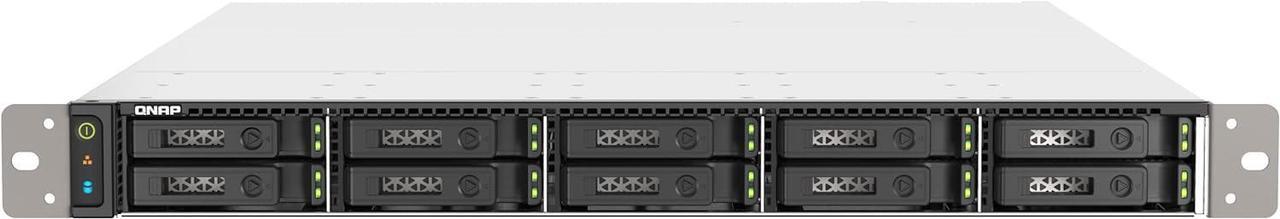 Alt view image 4 of 4 - QNAP TS-h1090FU-7302P-256G-US 10 Bay Dual-Processor 1U rackmount U.2/U.3 NVMe All-Flash NAS for Data Centers