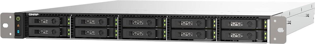 Alt view image 2 of 4 - QNAP TS-h1090FU-7302P-256G-US 10 Bay Dual-Processor 1U rackmount U.2/U.3 NVMe All-Flash NAS for Data Centers