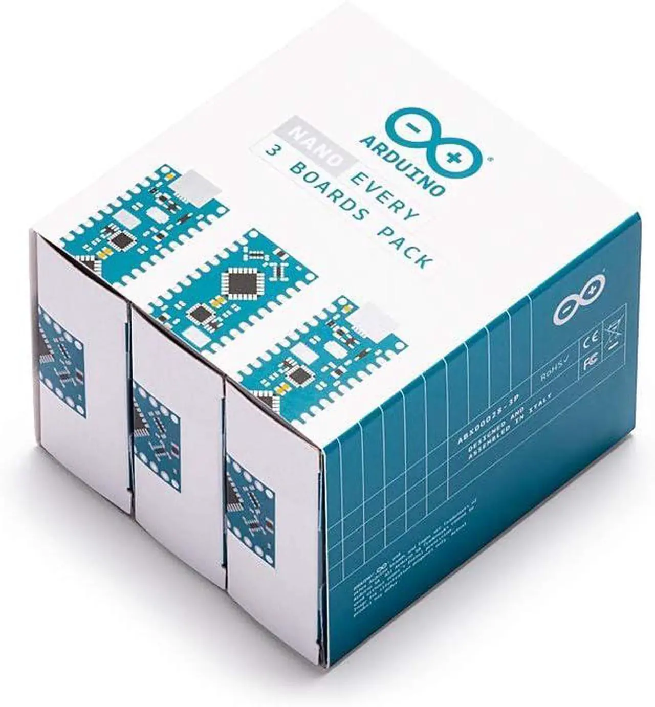 Main image of Arduino ABX00028- 3P Nano Every (3 Boards Pack) - Microcontroller Board