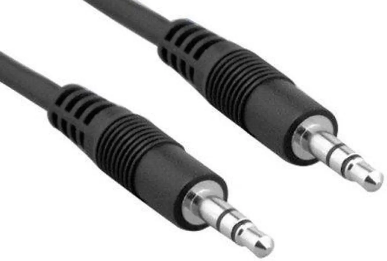 Main image of Kentek 1 Feet FT 3.5mm AUX auxiliary cable cord male to male M/M stereo audio for PC MAC iPod iPhone MP3 car monitor