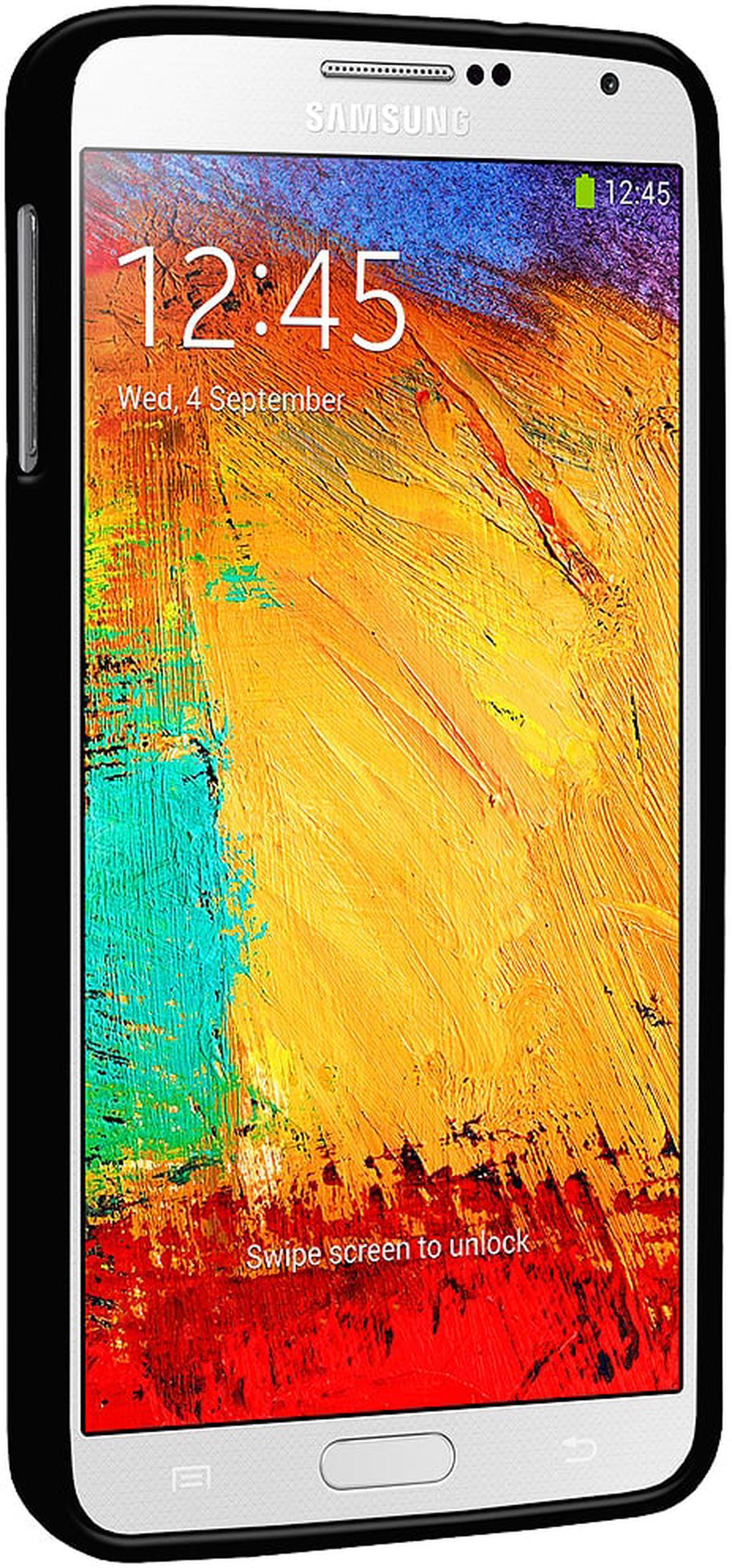 Alt view image 3 of 5 - Amzer Pudding TPU Case - Black For Samsung GALAXY Note 3 SM-N900,Samsung GALAXY Note 3 SM-N9005