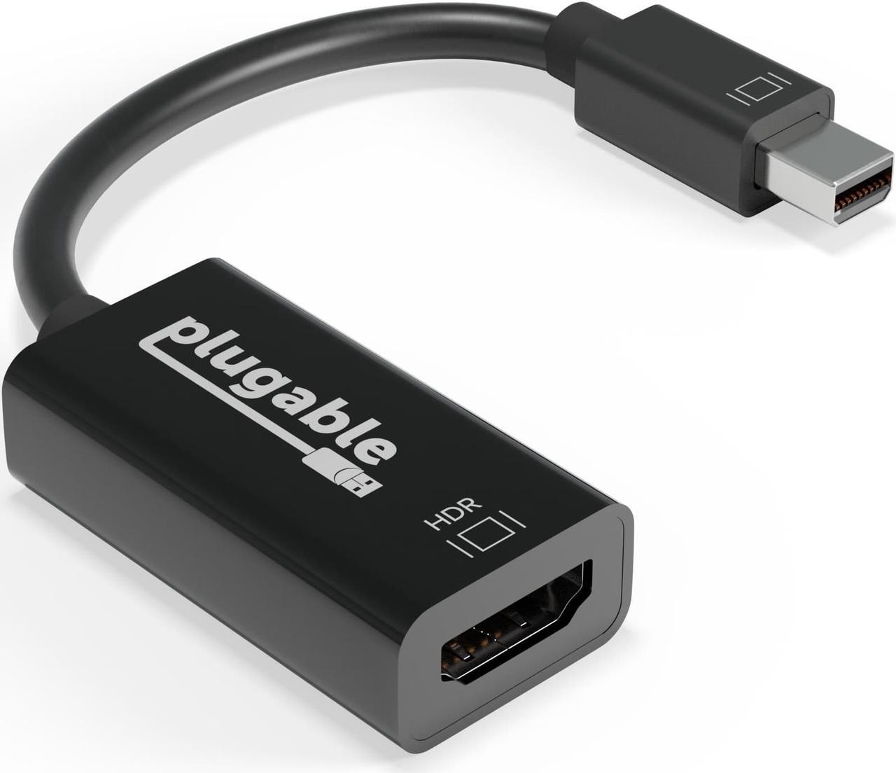 Main image of Plugable Mini DisplayPort/Thunderbolt 2 to HDMI 2.0 Adapter for Older Macs and Surface PCs with MDP Ports - Driverless