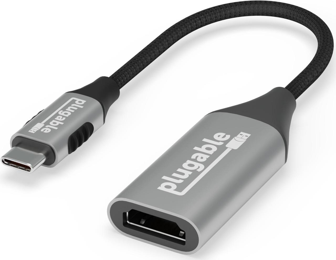 Main image of Plugable USB C to HDMI Adapter, 8K 60Hz or 4K 144Hz, USB4 / Thunderbolt to HDMI Adapter for 4K HDR Monitor, XPS, iPhone 15, iPad Pro, Macbook Pro, Mac Resolution up to 4K 60Hz (USBC-HDMI8K)