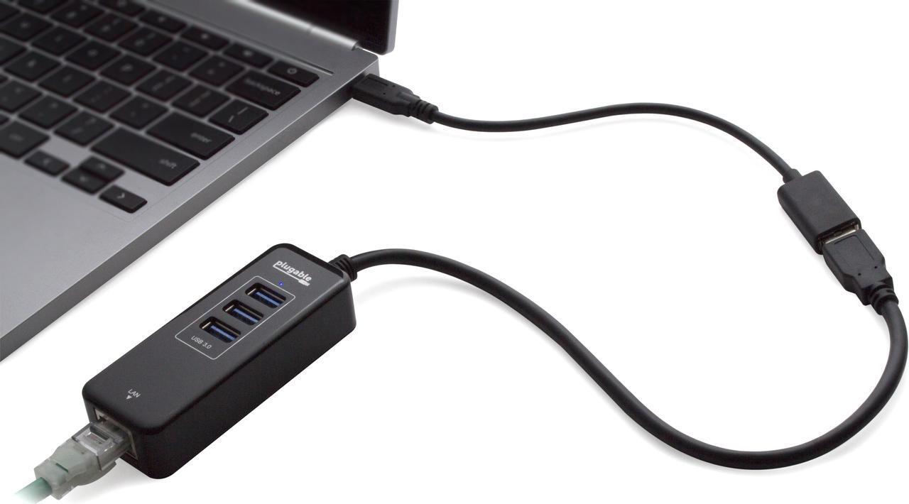 Alt view image 3 of 8 - Plugable USB C to USB Adapter Cable with Driverless Technology, Enables Connection of USB Type C Laptop, Tablet, or Phone to a USB 3.0 Device (20 cm)