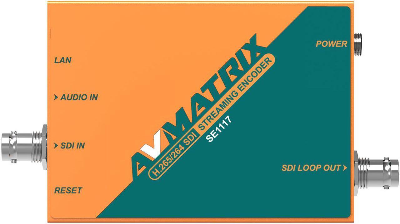 Main image of AVMatrix SE1117 H.265/ H.264 SDI Streaming Encoder