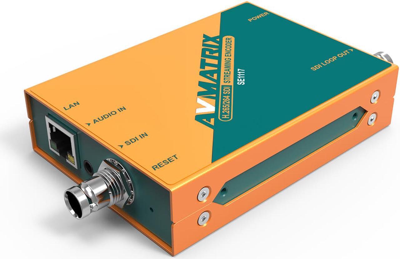 Alt view image 5 of 5 - AVMatrix SE1117 H.265/ H.264 SDI Streaming Encoder