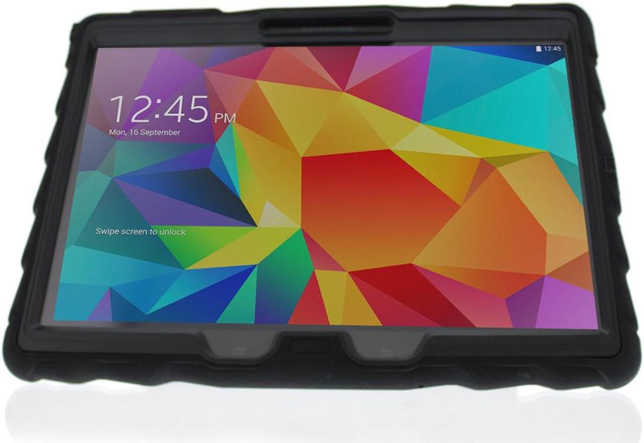 Alt view image 12 of 14 - Gumdrop Cases Hideaway Stand for Samsung Galaxy Tab S 10 Rugged Tablet Case Shock Absorbing Cover Black/Black SM-T800