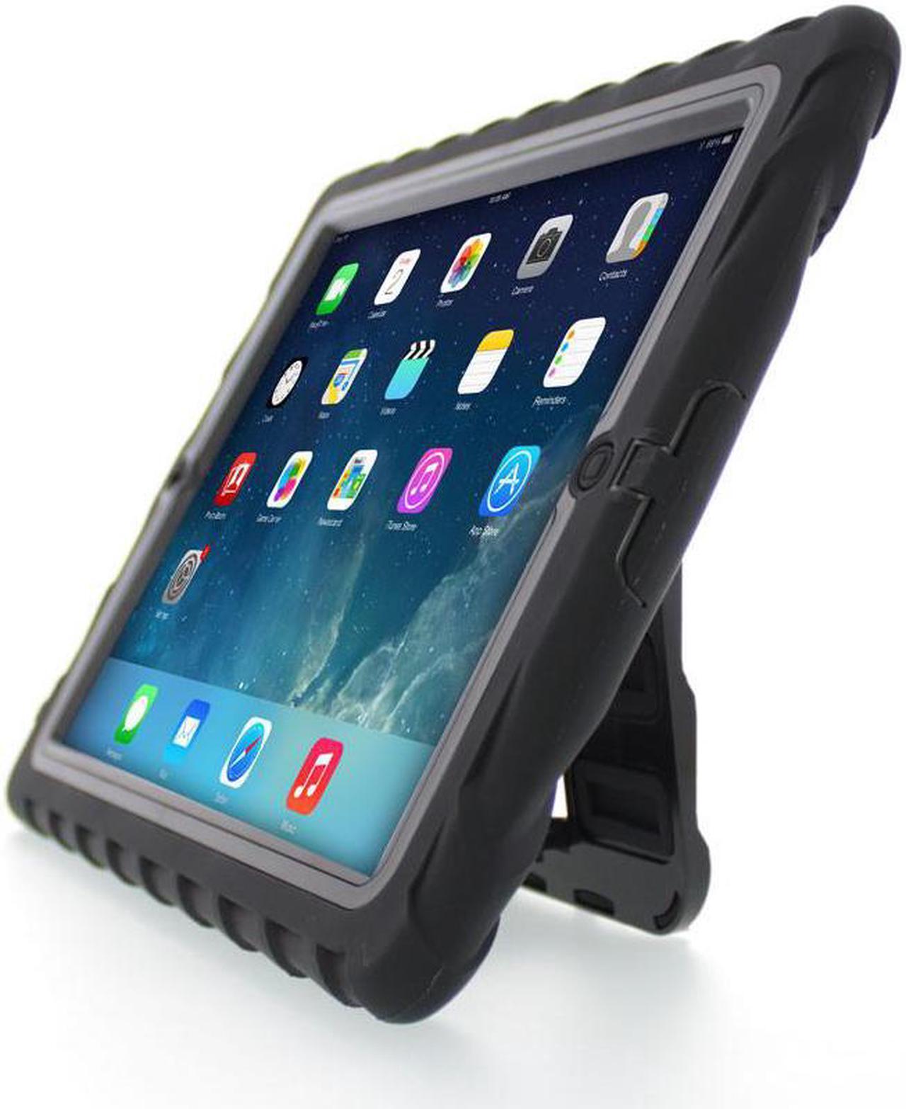 Main image of Gumdrop Cases Hideaway Stand for Apple iPad 3 Rugged Tablet Case Shock Absorbing Cover Black/Black A1403, A1416, A1430