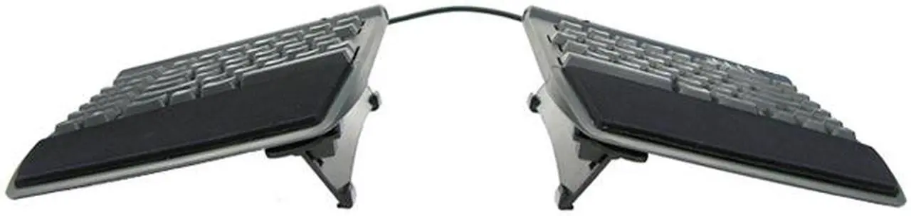 Alt view image 4 of 5 - Kinesis Freestyle2 Ergonomic Split Keyboard with VIP3 Accessory & Palm Rests