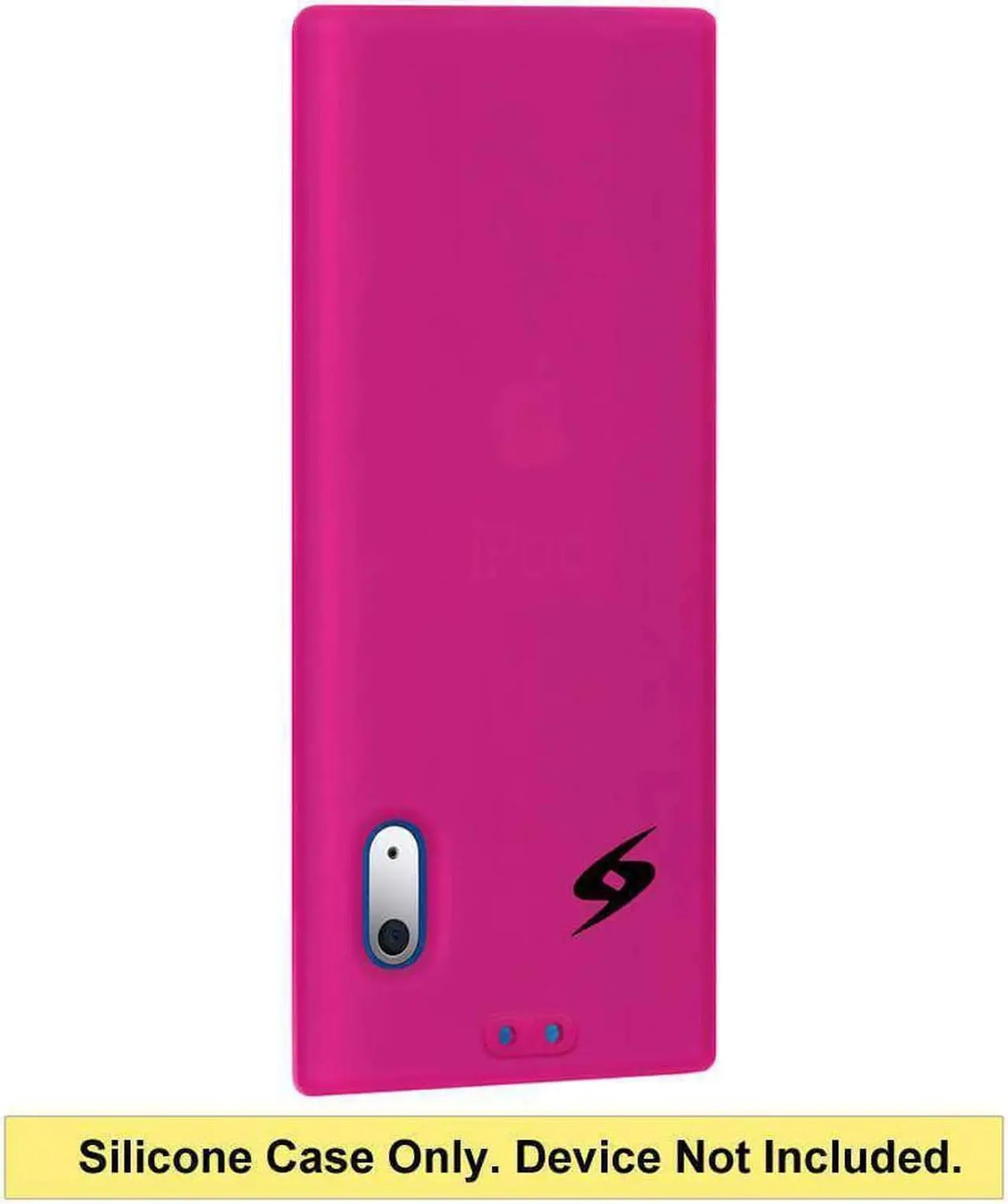 Alt view image 6 of 9 - Amzer Silicone Skin Jelly Case - Hot Pink For iPod Nano 5th Gen
