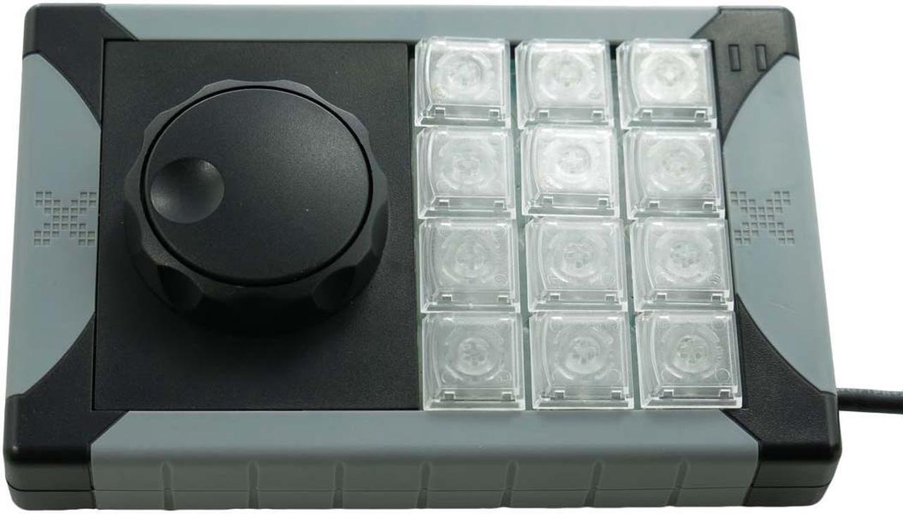 Alt view image 3 of 12 - X-keys XK-12 + Jog & Shuttle Programmable USB Keyboard