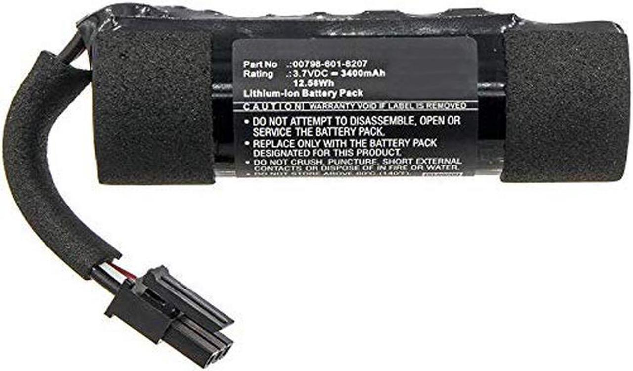 Alt view image 4 of 4 - 3400mAh Extended 00798-601-8207 Battery Replacement Compatible with Logitech Ultimate Ears UE Boom 2 Wireless Waterproof Bluetooth Speaker