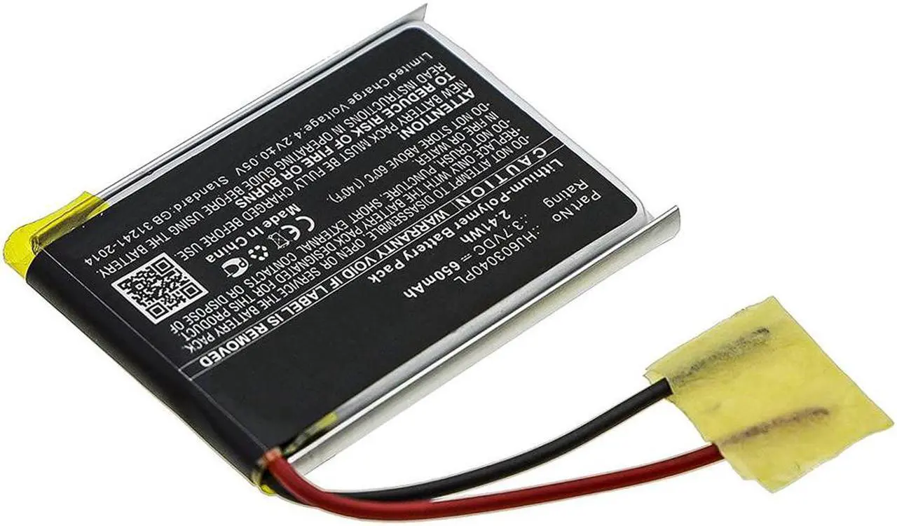 Alt view image 3 of 4 - 650mAh HJ603040PL Battery Replacement Compatible with Fluke 15B, 17B Digital Multimeter