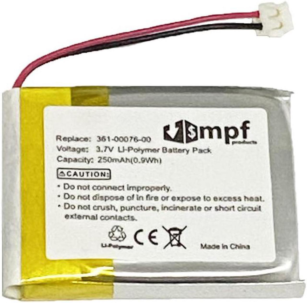 Main image of 250mAh 361-00076-00, 361-00086-00 Battery Replacement Compatible with Garmin Forerunner 225, Forerunner 235, Forerunner 620, Forerunner 625, Forerunner 630, Forerunner 735XT Cardio GPS Runners Watch