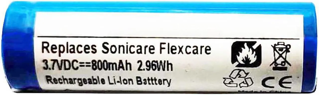 Alt view image 2 of 3 - 800mAh 4222-036-11290 Battery Replacement Compatible with Philips Sonicare Flexcare HQ8140, HX6530, HX6730, HX6750, HX6920, HX6930, HX6950, HX9140, HX9340, HX9350 Electric Toothbrush.