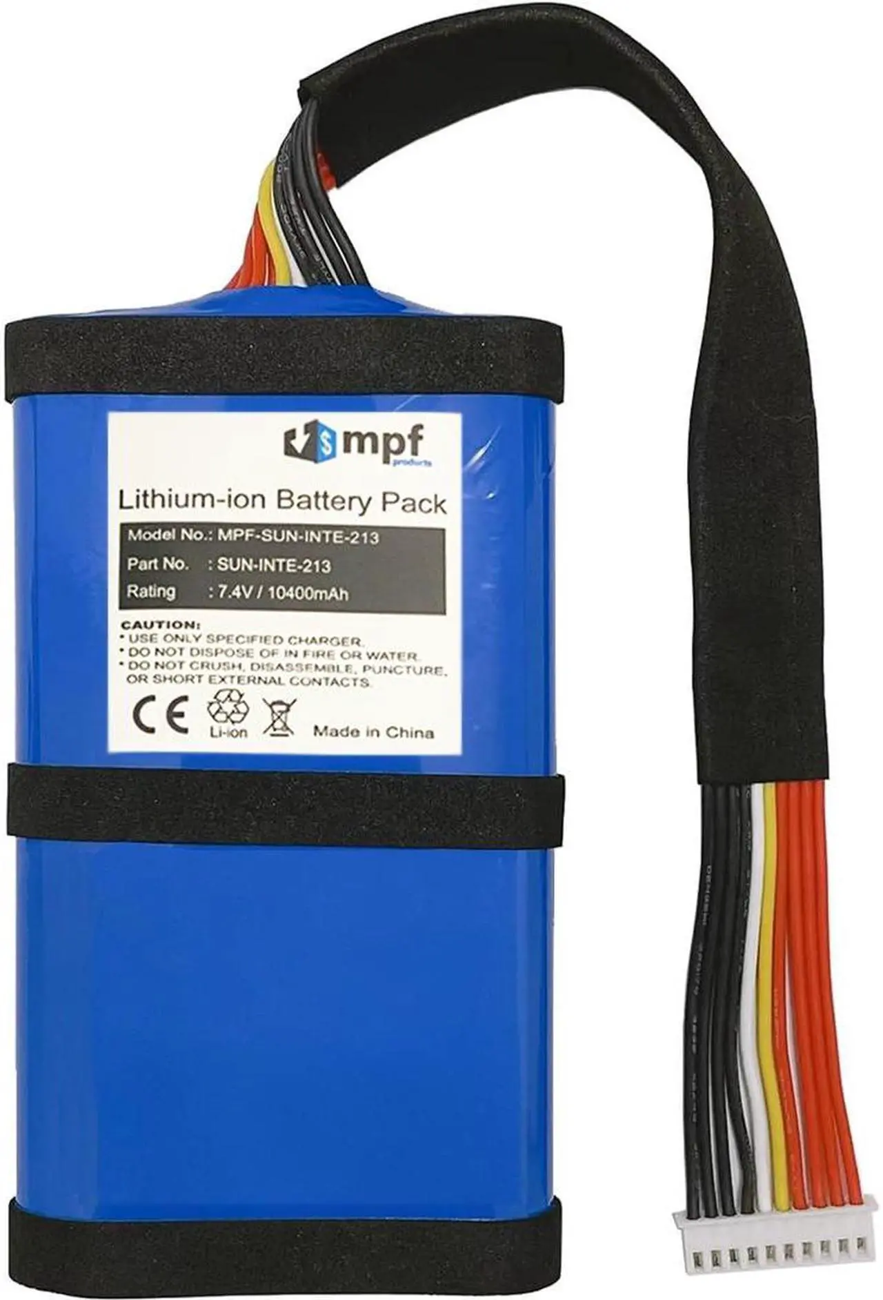 Alt view image 2 of 4 - 10400mAh SUN-INTE-213, SUN-INTE-268 Battery Replacement Compatible with JBL Boombox 2 Waterproof Portable Bluetooth Speaker