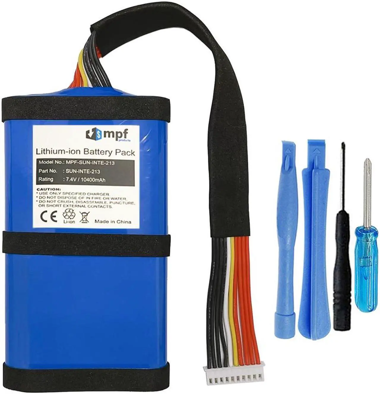 Main image of 10400mAh SUN-INTE-213, SUN-INTE-268 Battery Replacement Compatible with JBL Boombox 2 Waterproof Portable Bluetooth Speaker