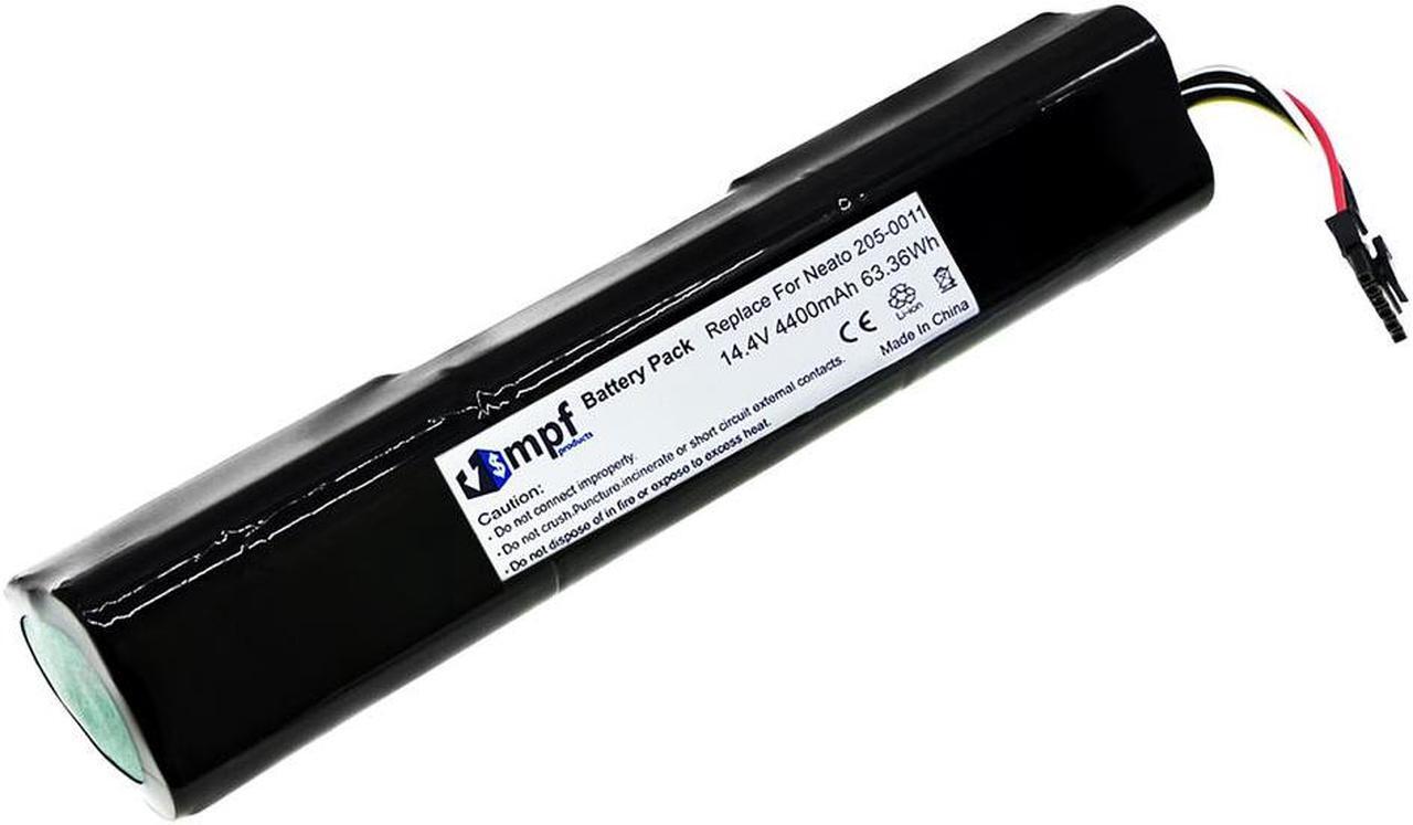 Alt view image 3 of 6 - 205-0011, 205-0013, 945-0225 Battery Replacement Compatible with Neato Botvac D3, D4, D5, D6, D7 Robotic Vacuum Cleaners