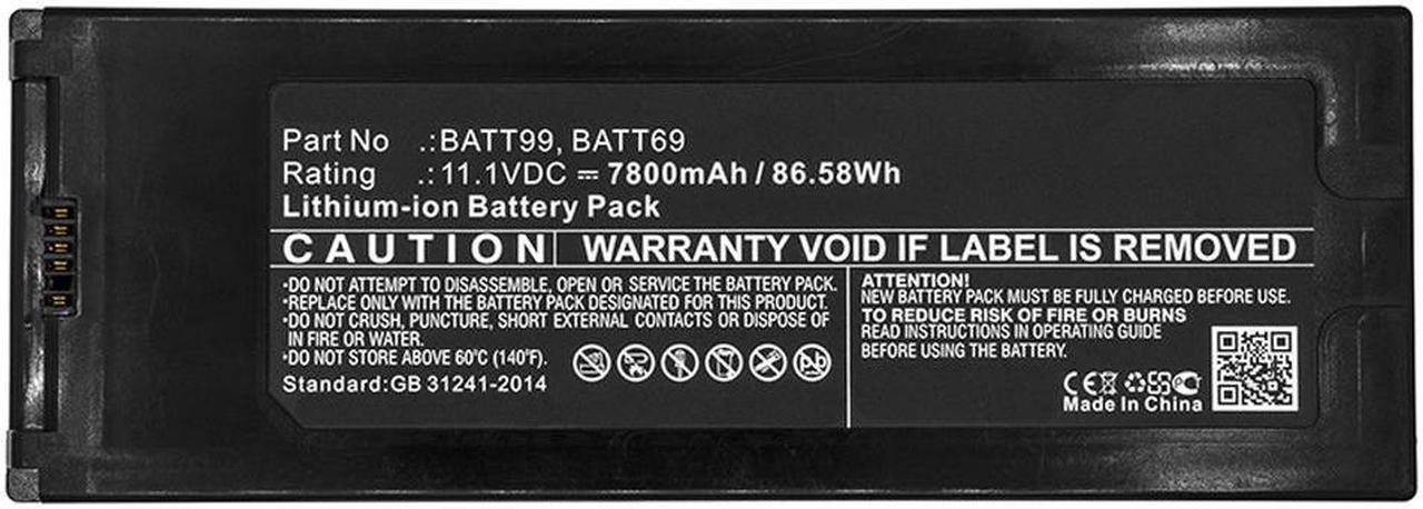 Main image of BATT99, BATT69 Battery Replacement Compatible with Welch-Allyn CP150 ECG, Connex VSM 6000, 6300, 6400, 6500, 6700, 6800, 7100, 7300, 7400, 7500 Vital Signs Monitor