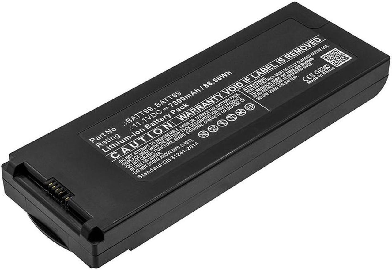 Alt view image 3 of 3 - BATT99, BATT69 Battery Replacement Compatible with Welch-Allyn CP150 ECG, Connex VSM 6000, 6300, 6400, 6500, 6700, 6800, 7100, 7300, 7400, 7500 Vital Signs Monitor