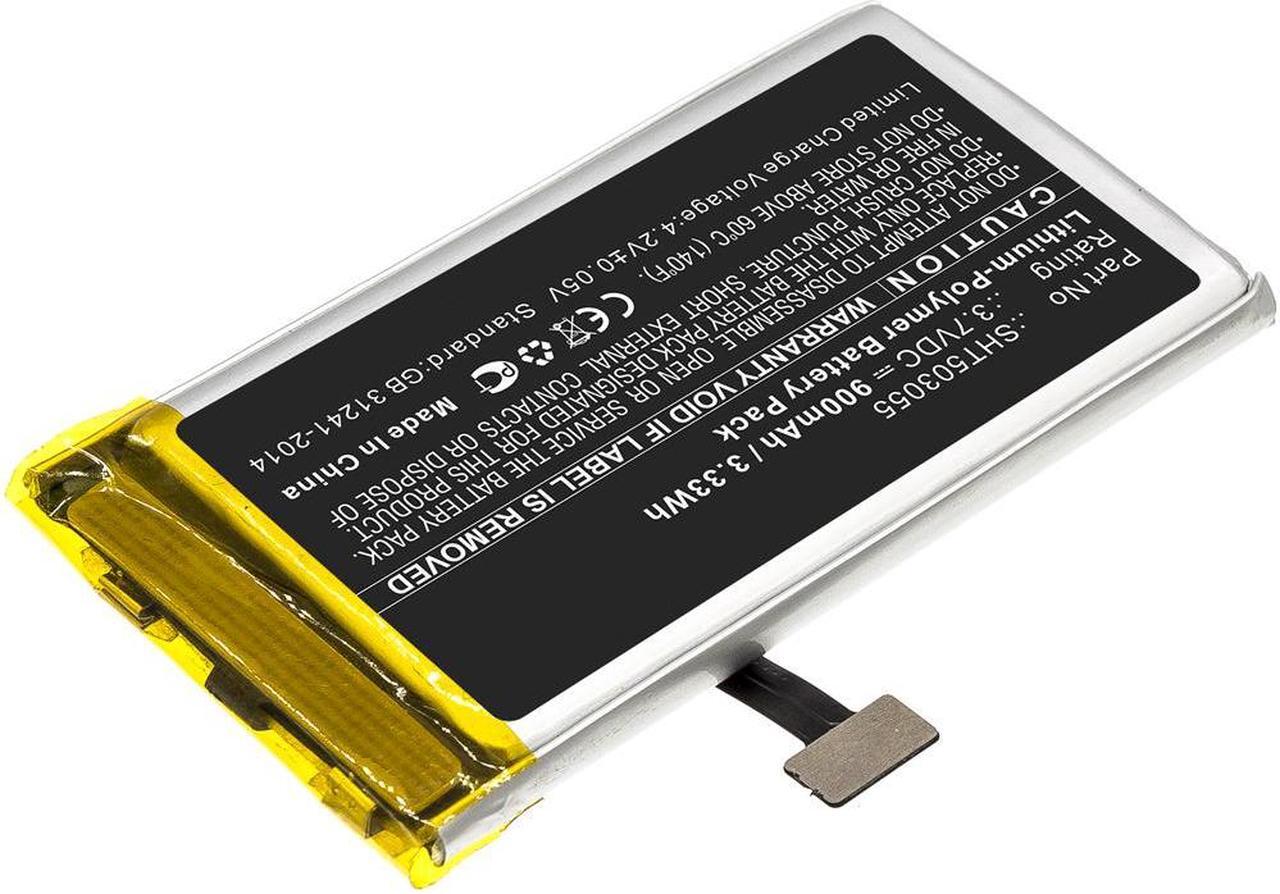 Alt view image 2 of 4 - 900mAh SHT503055 Battery Replacement Compatible with Golf Buddy VTX, DSC-VTX100 Handheld Talking Golf GPS Rangefinder