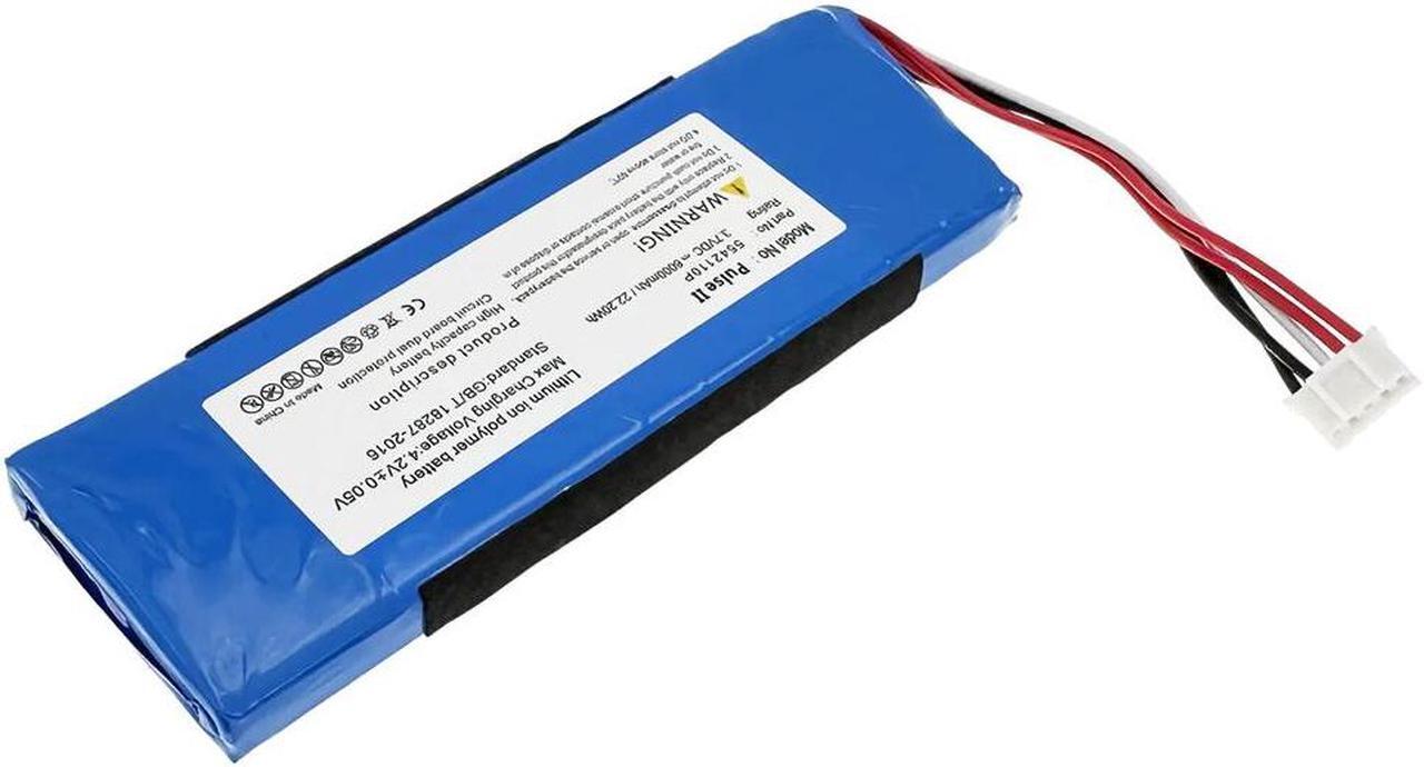 Alt view image 3 of 9 - 6000mAh P5542100-P, 5542110P Battery Replacement Compatible with JBL Pulse 2, JBL Pulse 3 Waterproof Bluetooth Speaker with Installation Tools.