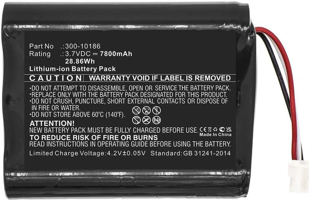 Alt view image 2 of 6 - 7800mAh 300-10186 Battery Replacement Compatible with Honeywell ADT2X16AIO-1, ADT2X16AIO-2, Pro 7, AIO-2, AIO7-1, AIO7-2, ADT Command ADT5AIO-1, ADT5AIO-2, ADT5AIO-3, ADT7AIO-1 Smart Security Panels
