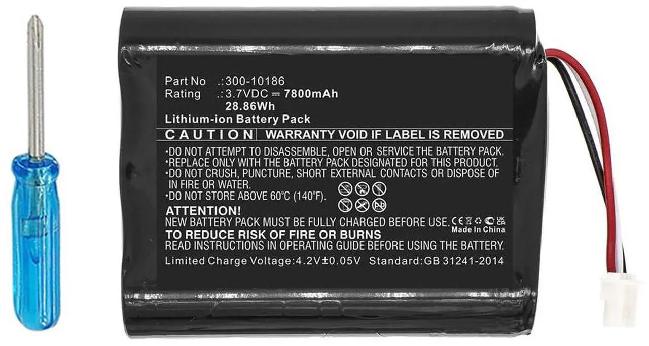 Main image of 7800mAh 300-10186 Battery Replacement Compatible with Honeywell ADT2X16AIO-1, ADT2X16AIO-2, Pro 7, AIO-2, AIO7-1, AIO7-2, ADT Command ADT5AIO-1, ADT5AIO-2, ADT5AIO-3, ADT7AIO-1 Smart Security Panels
