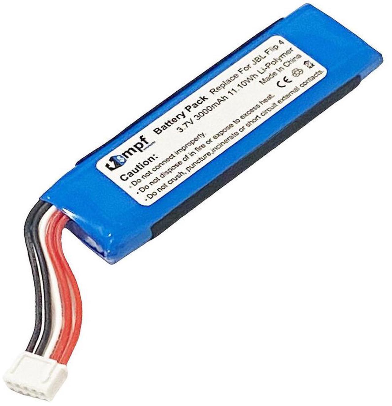 Alt view image 2 of 8 - 3000mAh GSP872693 01 Battery Replacement Compatible with JBL Flip 4 and Flip 4 Special Edition Waterproof Portable Bluetooth Stereo Speaker