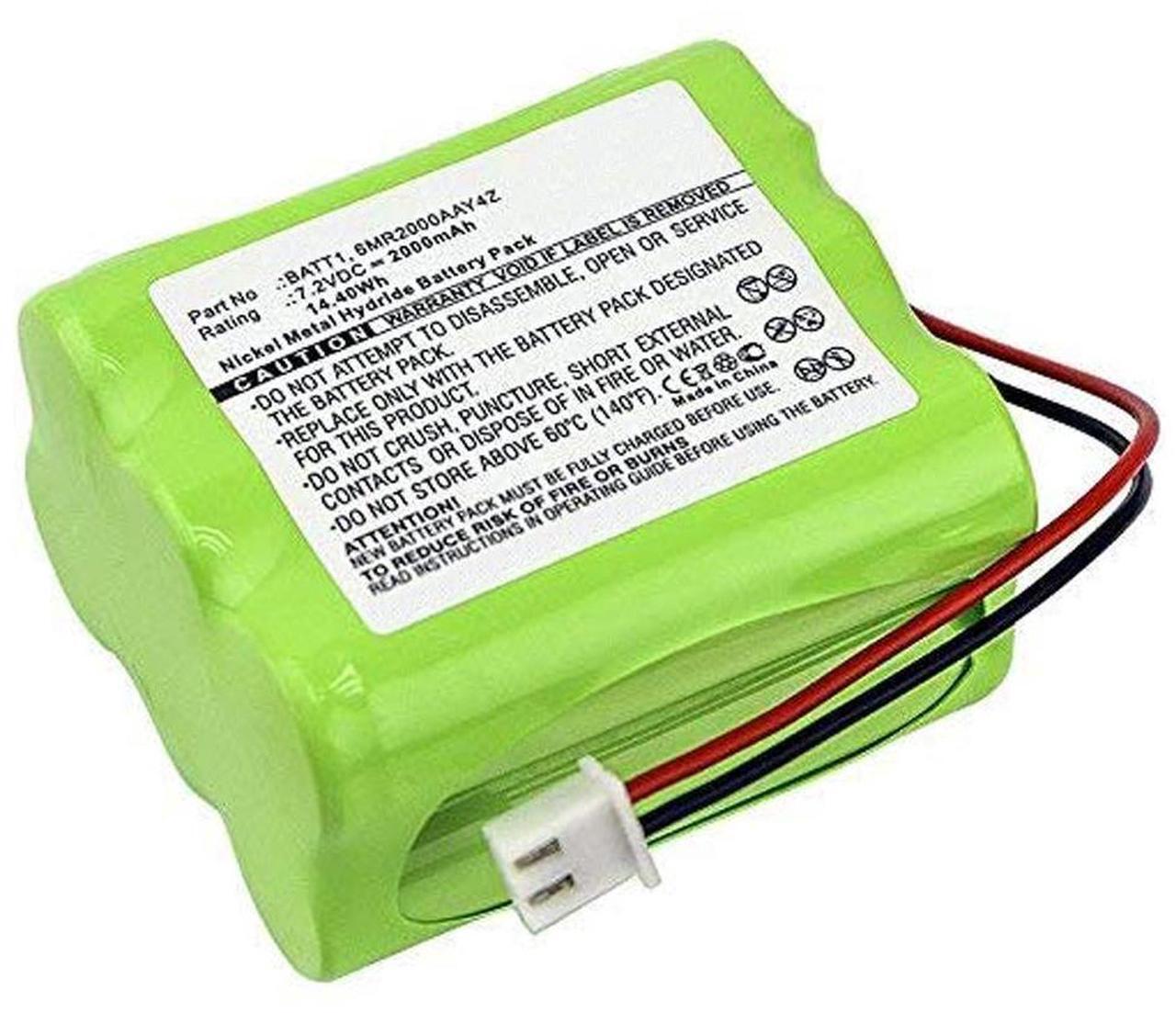 Alt view image 3 of 6 - 10-000013-001, 6MR160AAY4Z, GP220AAH6YMK, LIN-SSC00079 Battery Replacement Compatible with Linear PERS-4200 Personal Emergency Reporting System