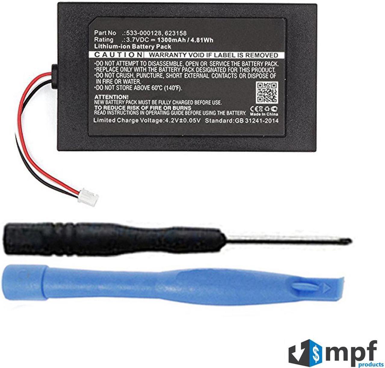 Main image of 1300mAh 533-000128, 623158 Battery Replacement Compatible with Logitech Harmony 950 (915-000260) and Harmony Elite (915-000256, 915-000257) Remote Controls