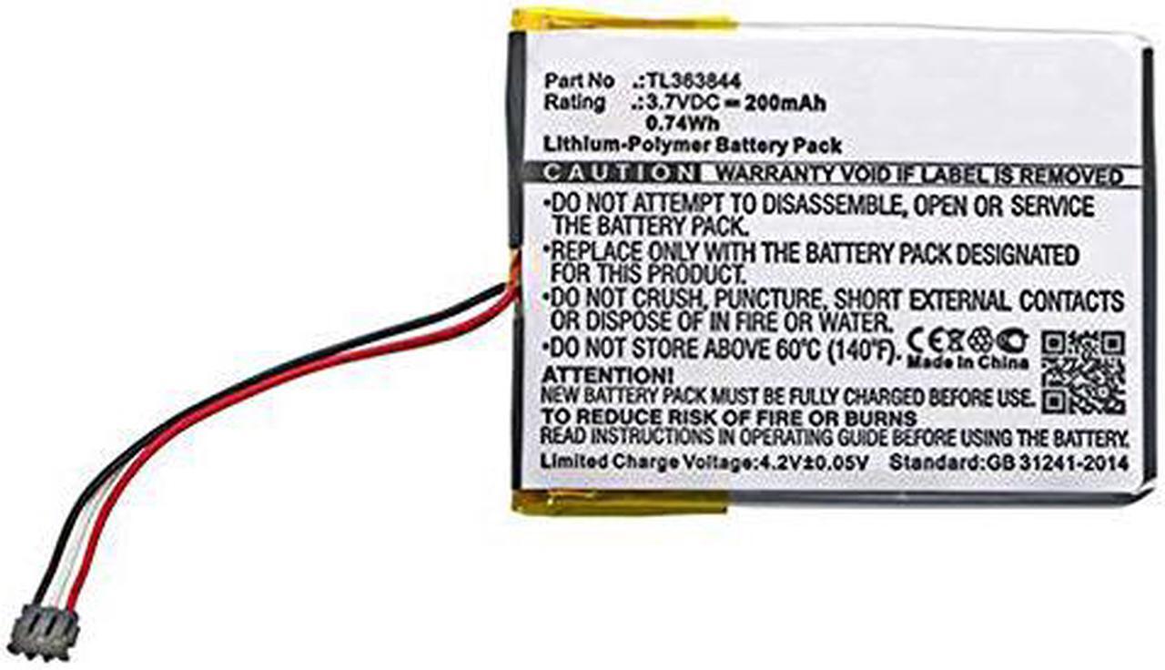 Alt view image 2 of 3 - MPF Products 200mAh TL363844 Battery Replacement Compatible with Nest Learning Thermostat (1st Generation) T100577
