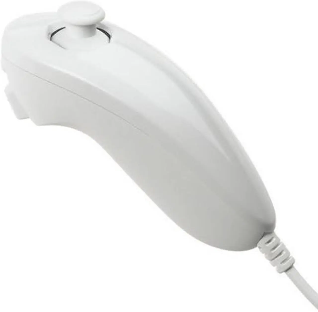 Alt view image 7 of 7 - Motion Based Wired Nunchuck Controller for Nintendo Wii Console Video Game