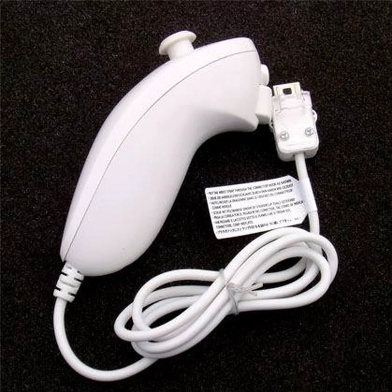 Alt view image 4 of 7 - Motion Based Wired Nunchuck Controller for Nintendo Wii Console Video Game
