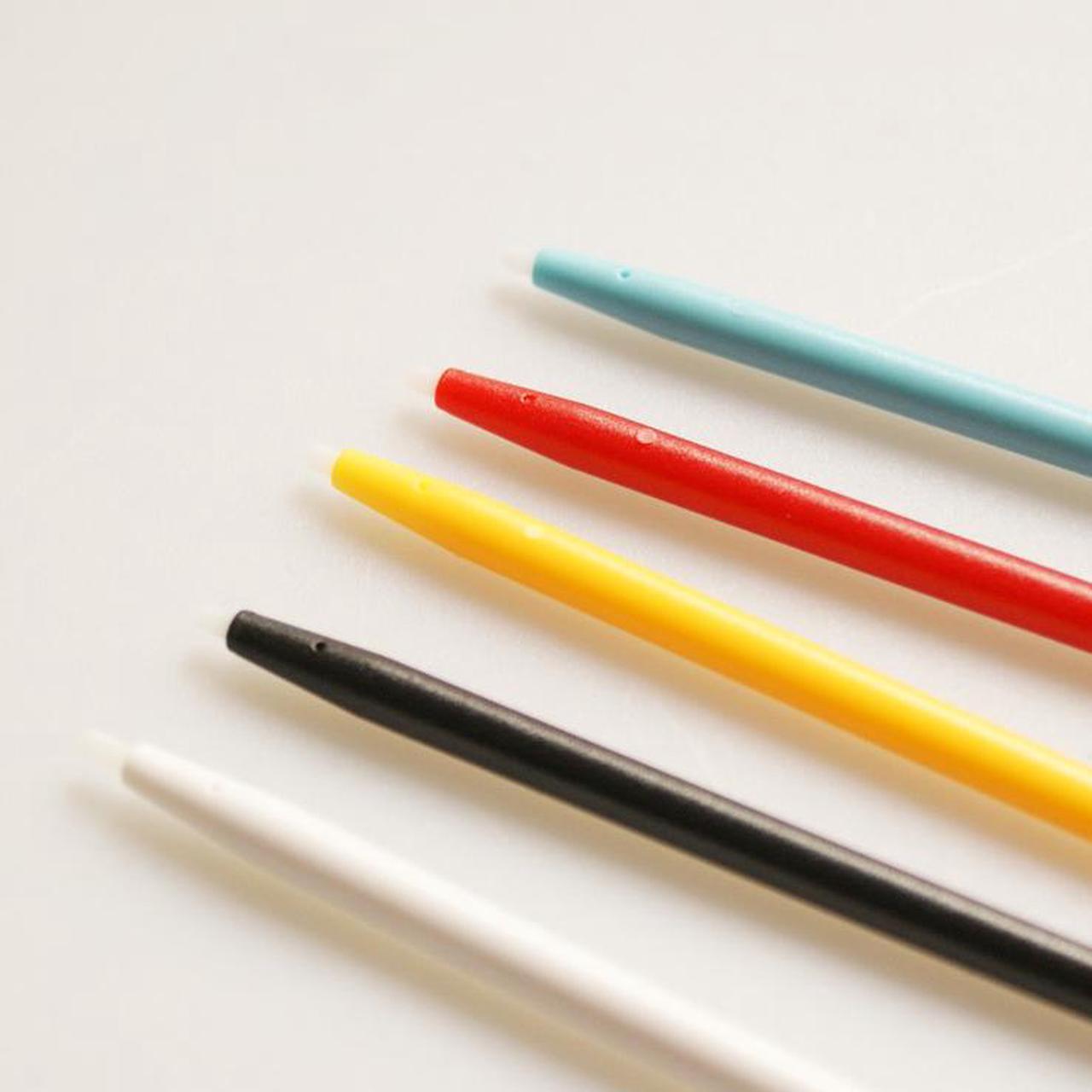 Alt view image 5 of 6 - 5 Pieces Plastic Color Touch Stylus Pen for Nintendo Wii U Gamepad