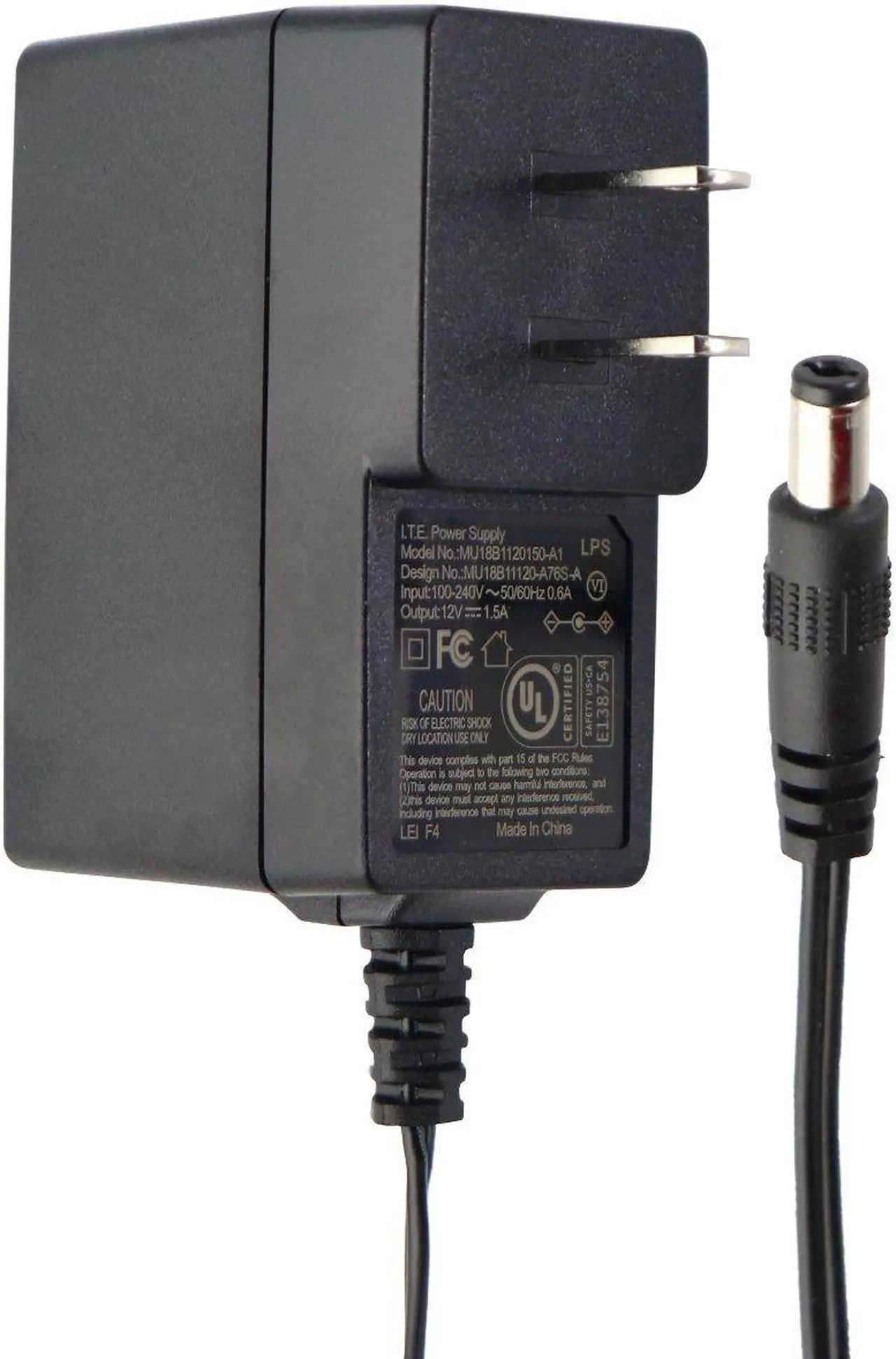 Main image of 12V/1.5A Verizon ITE Power Supply Adapter for Network Extender (MU18B1120150-A1)