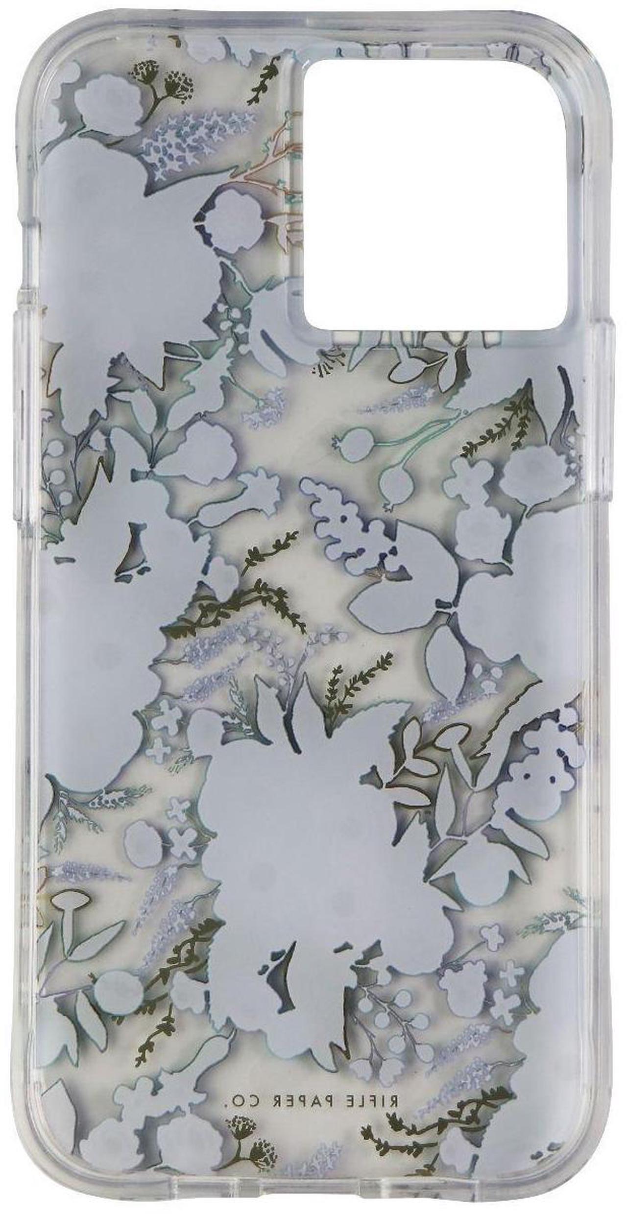 Main image of Rifle Paper Co Designer Case for Apple iPhone 13 Pro Max - Garden Party Blue