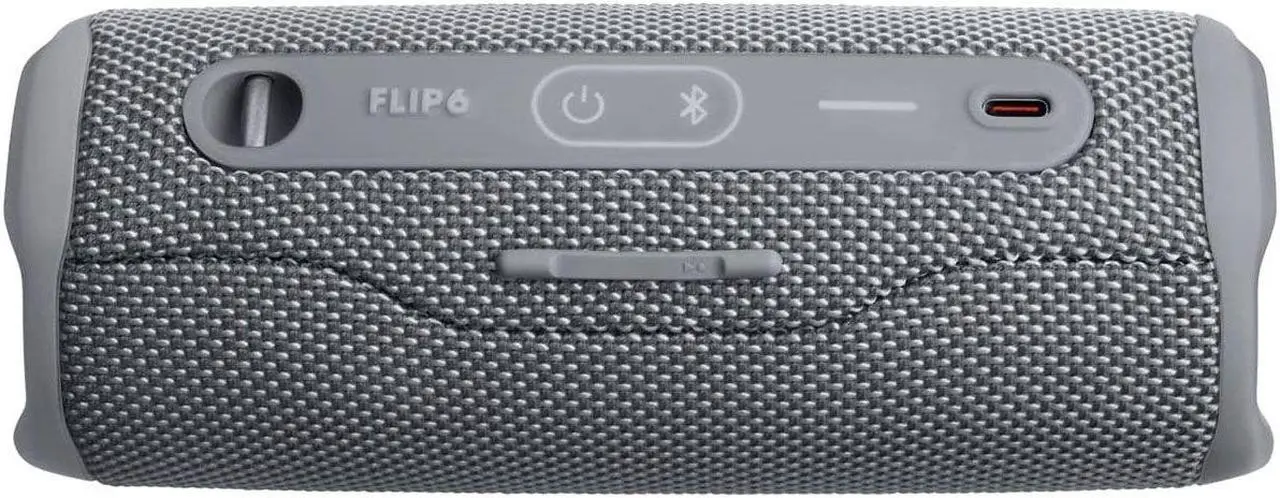 Alt view image 15 of 15 - JBL Flip 6 Gray Portable Bluetooth Speaker