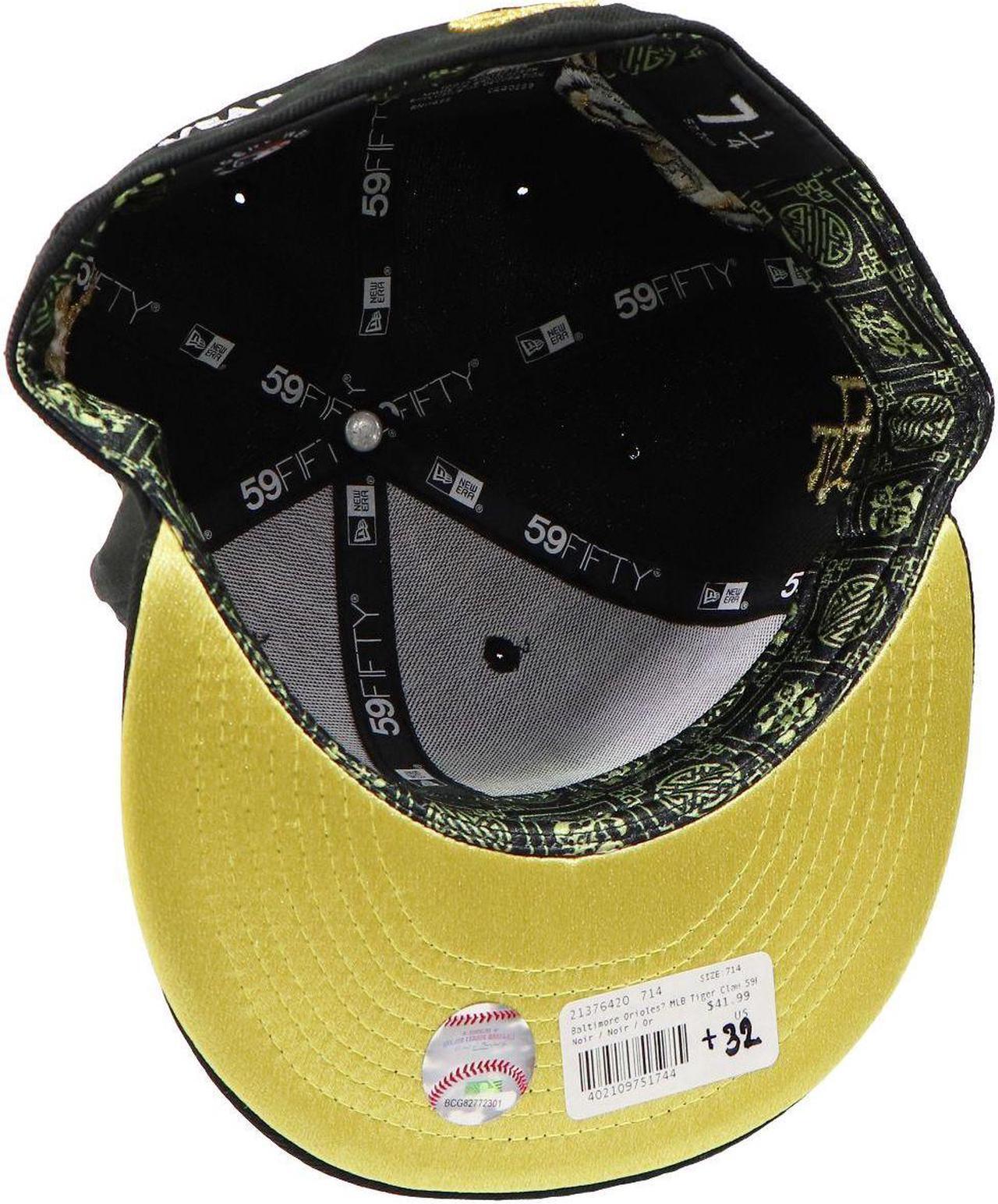Main image of New Era 59FIFTY Baltimore Orioles MLB Fitted Hat - Size 7 1/4 - Tiger Black/Gold