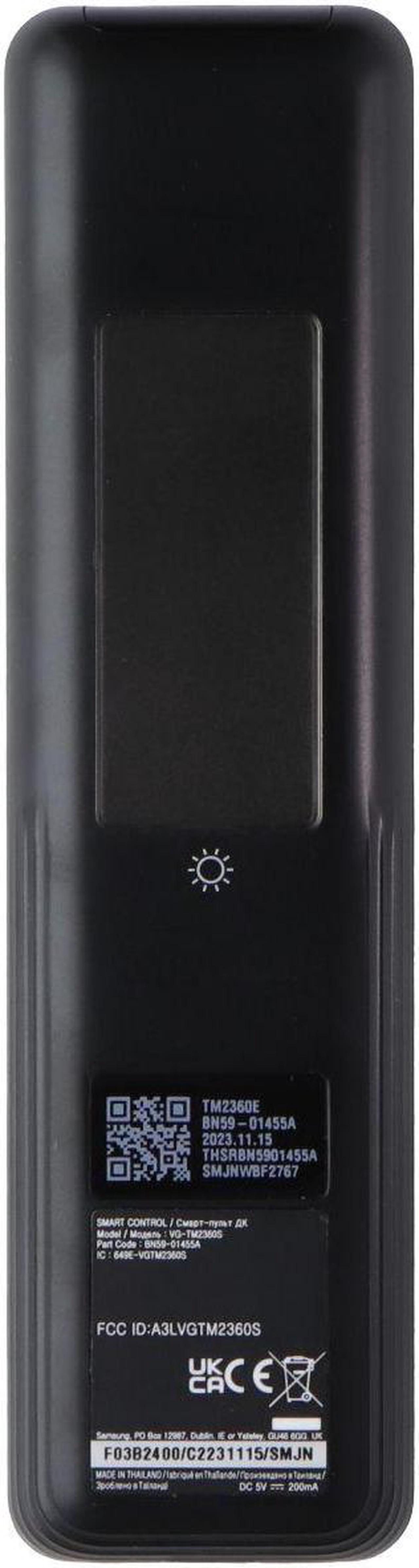 Alt view image 2 of 2 - Samsung BN59-01455A OEM Replacement Smart TV Remote Control With Solar Cell Batteries for QN32Q60DBFXZA