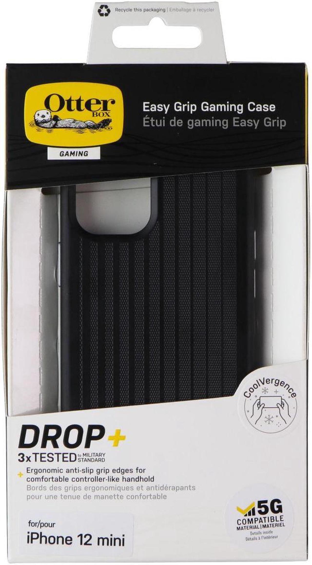 OtterBox Easy Grip Gaming Case for Apple iPhone 12 Mini - Black