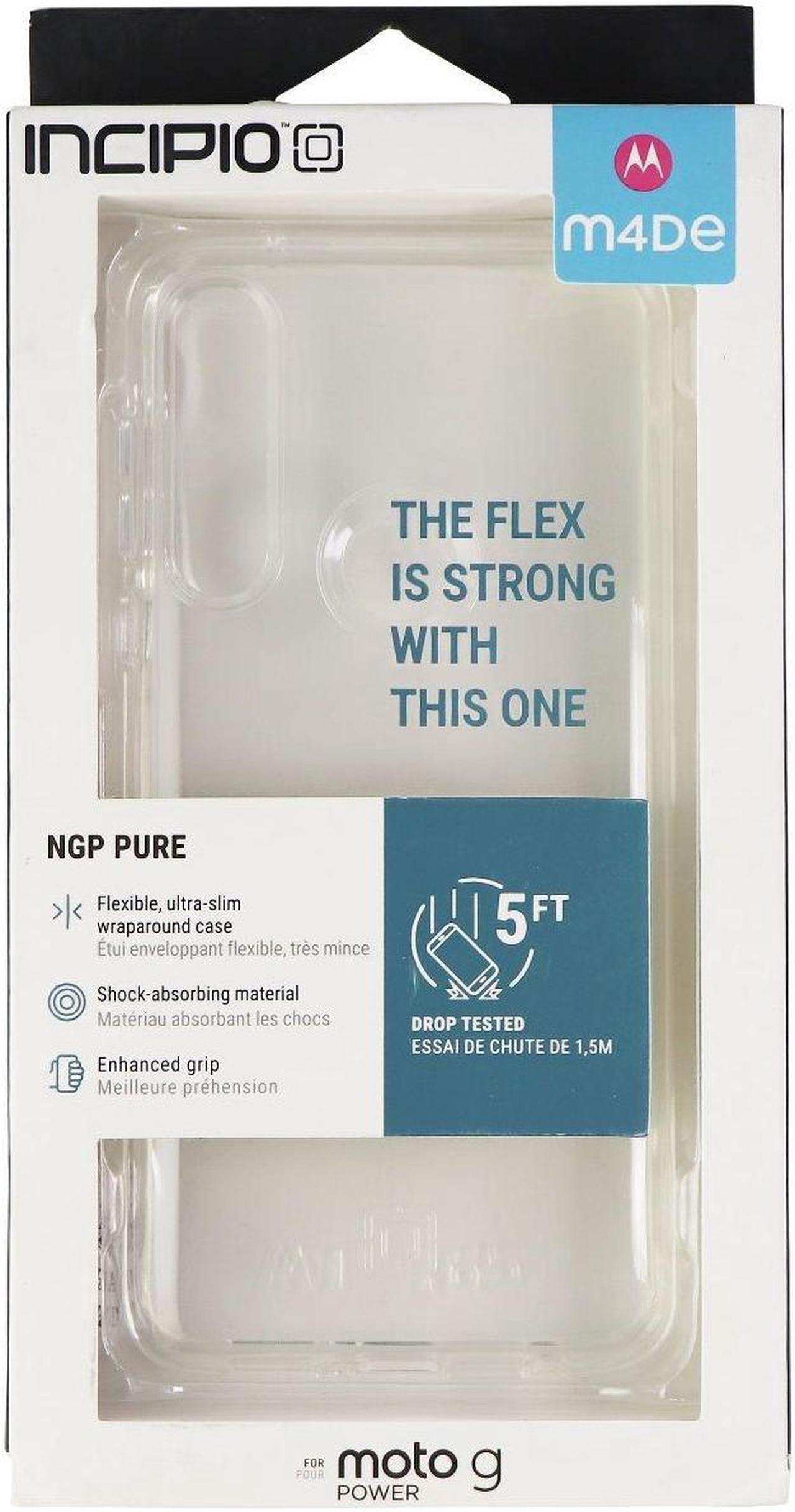 Main image of Incipio NGP Pure Case for Motorola G Power (2020) Smartphone - Clear