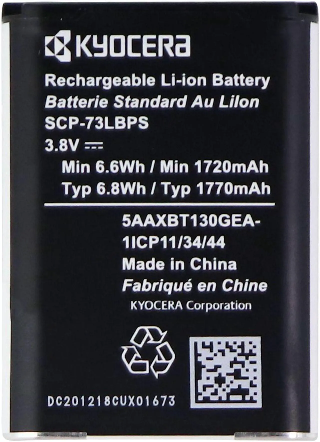 Alt view image 2 of 2 - New OEM Kyocera SCP-73LBPS DuraXV Extreme E4810 DuraXE Epic E4830 Battery